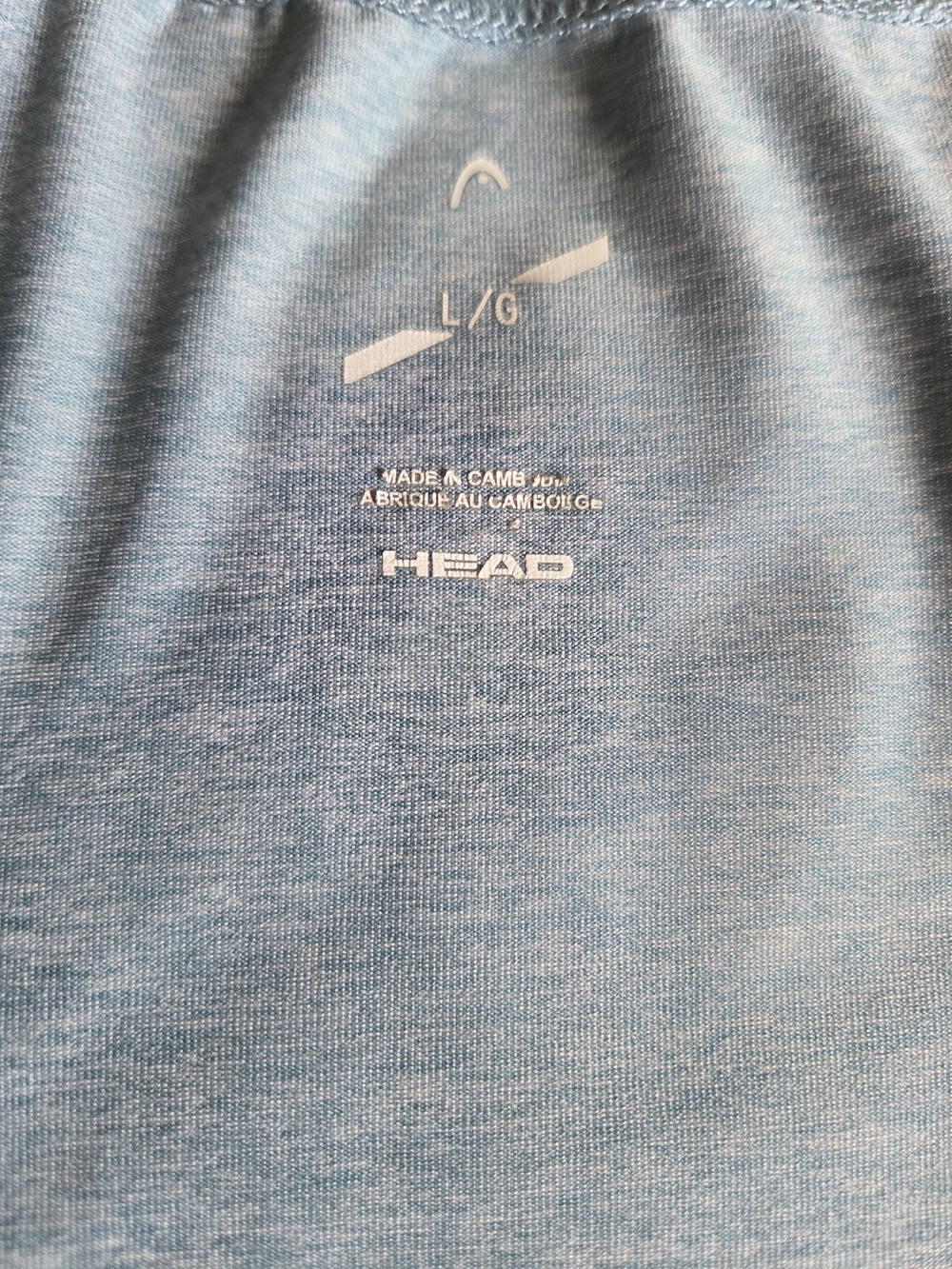 Head Light Gray Racerback Performance Tank - Picture 6 of 11